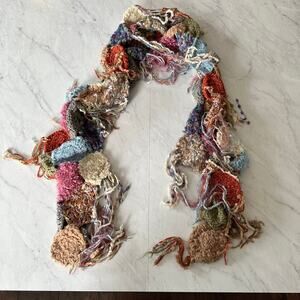 Steve Madden One size scarf women’s gypsy skinny fringe scarf women boho wool